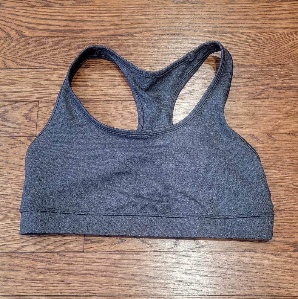 GapFit Grey Sports Active Bra Size M
